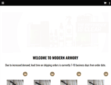 Tablet Screenshot of modernarmory.net